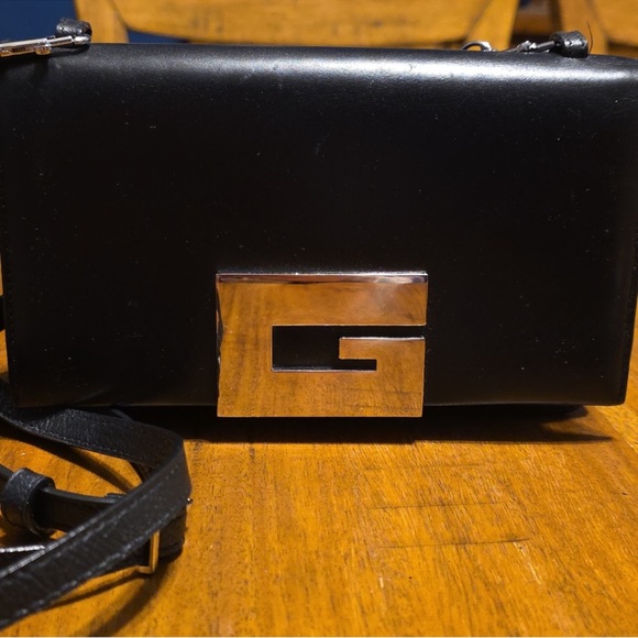 Gucci Vintage Tom Ford Black Crossbody Bag and Matching Wallet w/Silver Accents - Picture 2 of 16